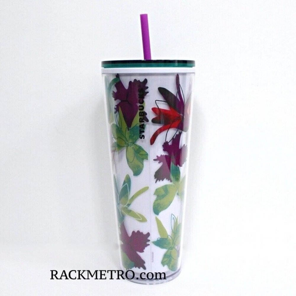 Starbucks Spring 2022 Floral Acrylic Tumbler 24 oz